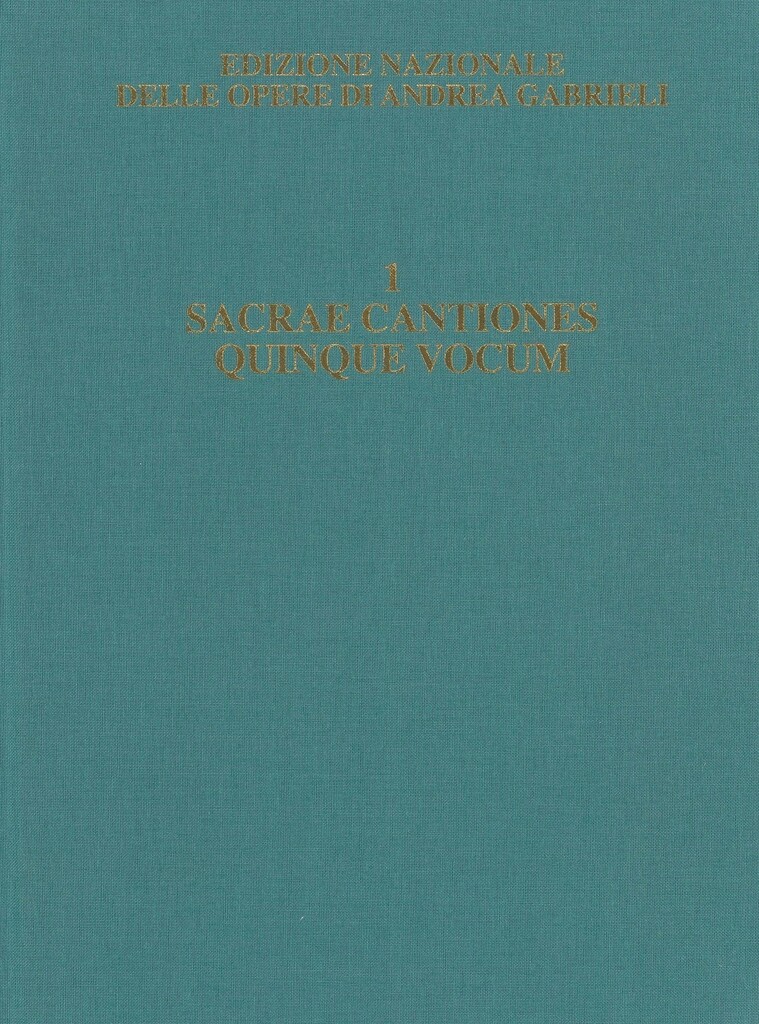 Sacrae cantiones quinque vocum. Liber primus